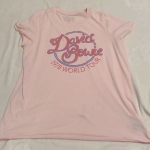 Torrid Pink David Bowie Shirt